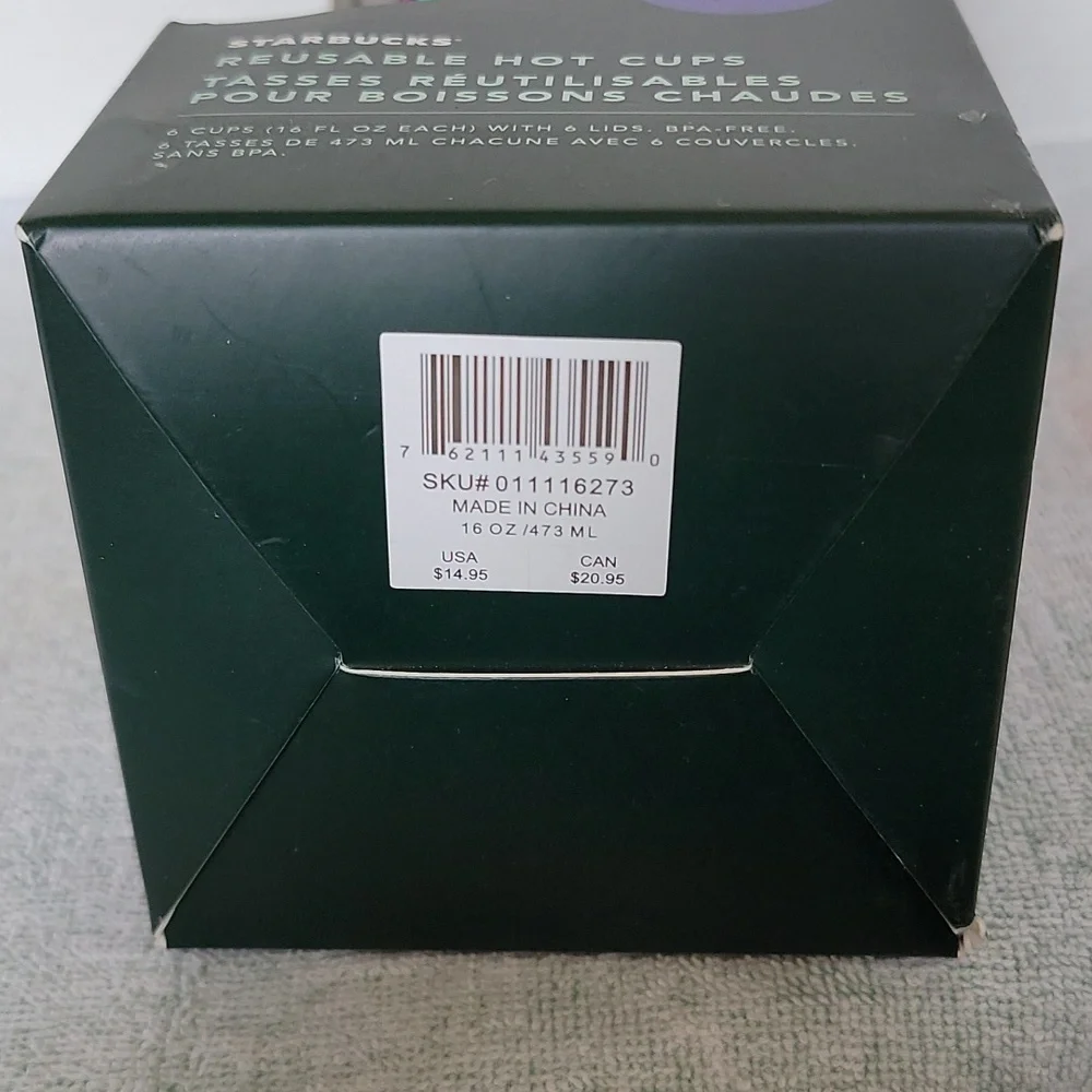 Starbucks 2020 trick or treat reusable hot cups/glow in the dark - Picture 7 of 7